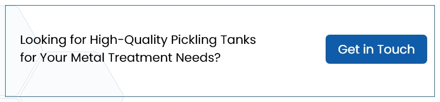 Pickling tanks CTA