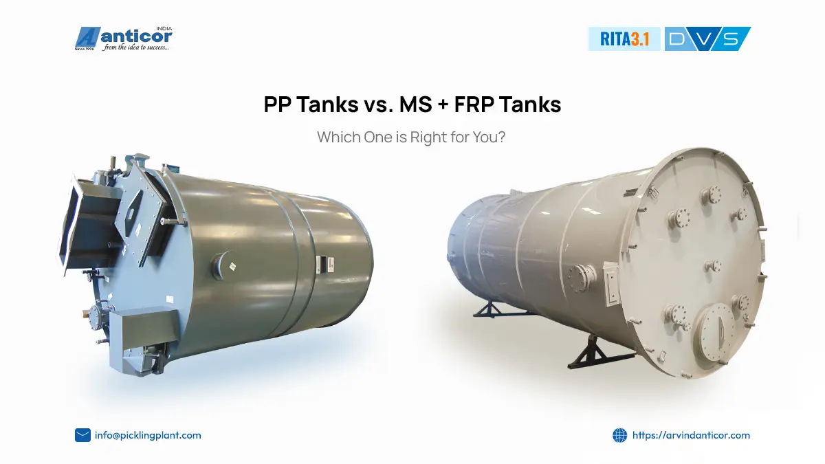 pp vs ms frp tanks