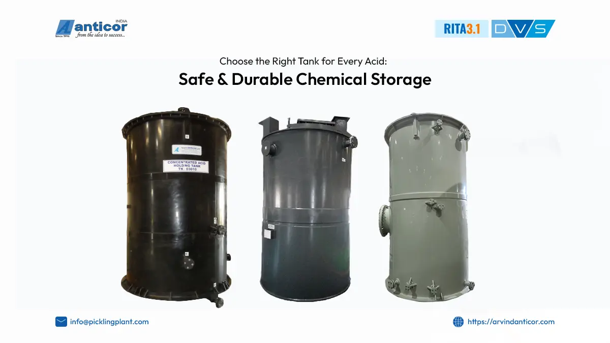 Chemical storage tanks Acid