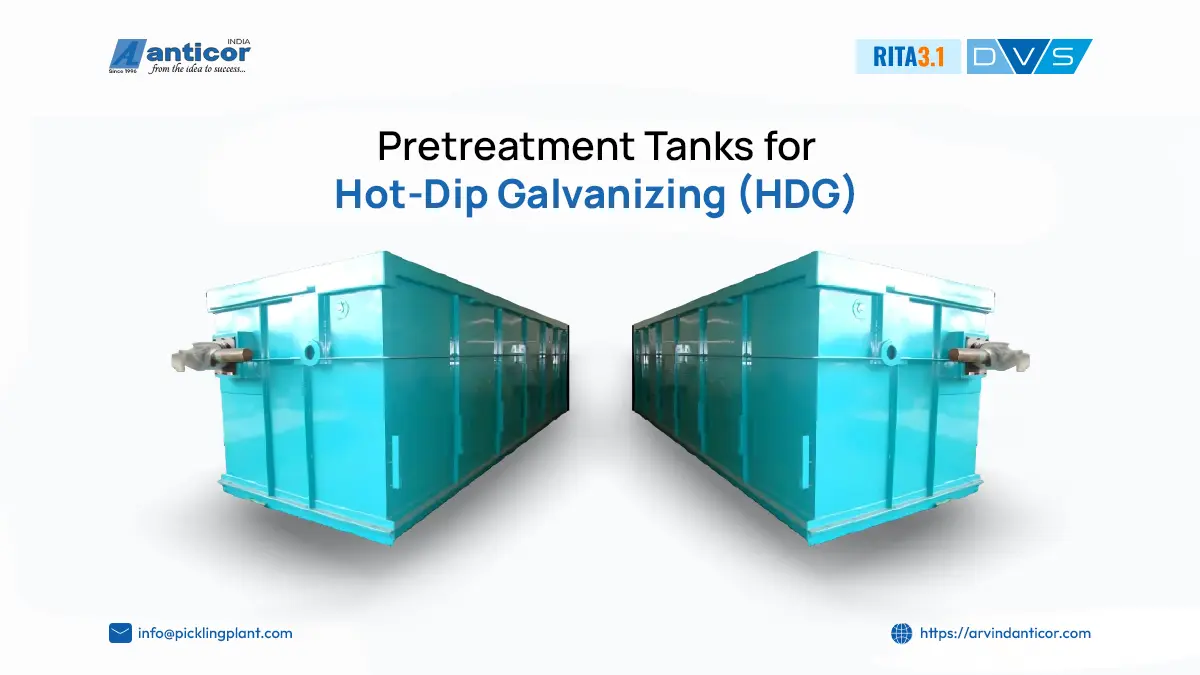 Pretreatment Tanks for Hot-Dip Galvanizing (HDG)